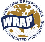 Worldwide Responsible Accredited Production (WRAP) certified production