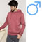 K462 - Men's melange hooded sweatshirt